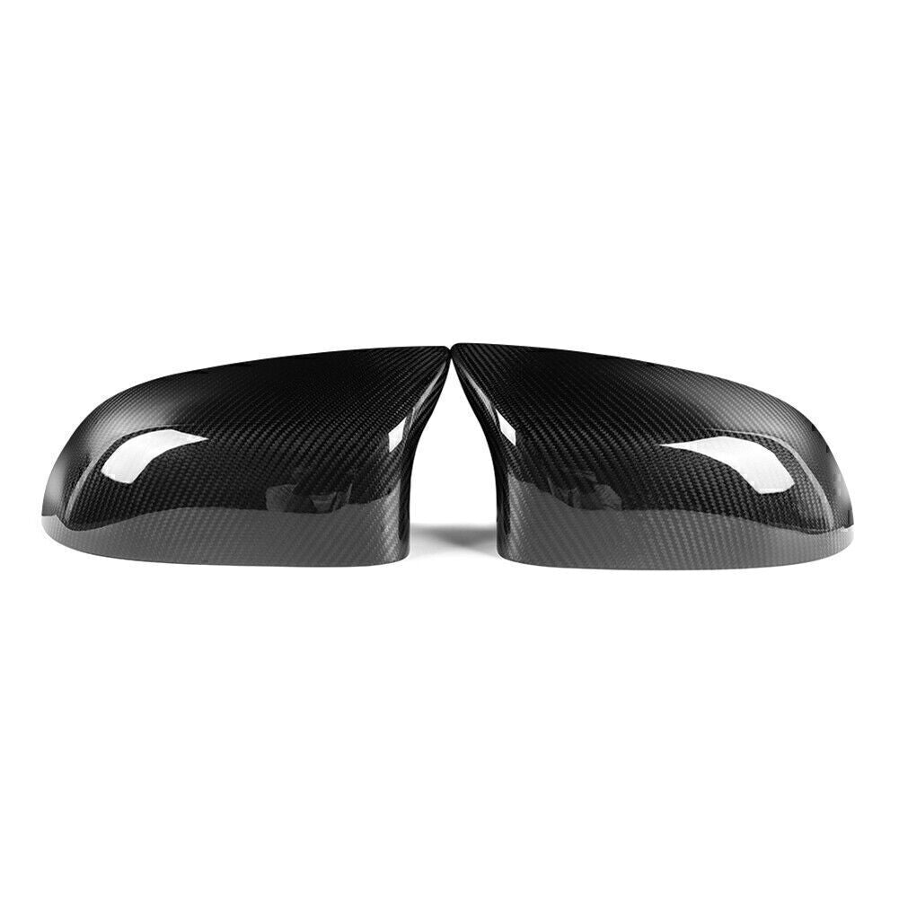 Carbon fiber style side mirror cap trim suitable for BMW F85 X5M F86 X6M 2015-18