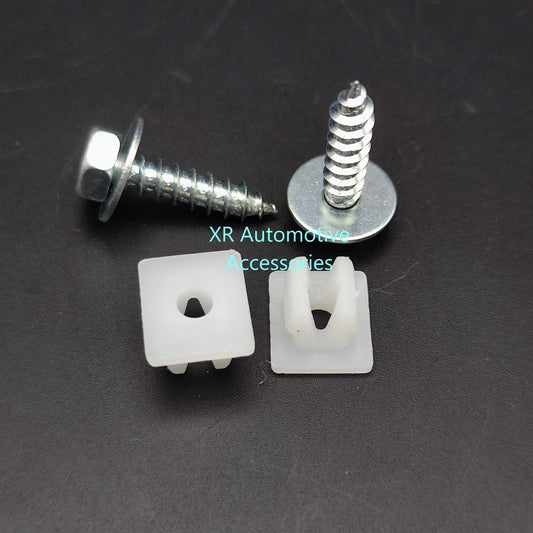 5 Set for Toyota for Lexus Bumper Under Cover Fender Fixing Clips Fastener Screw Nut
