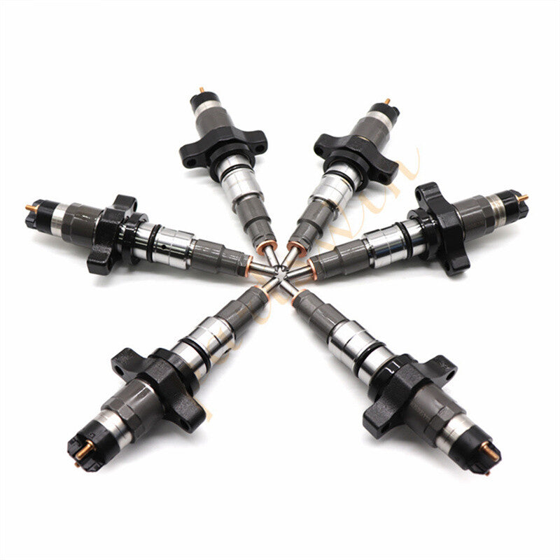 6-piece diesel fuel injector pack for 5.9L 2004.5-2007 pipes for Dodge for Ram