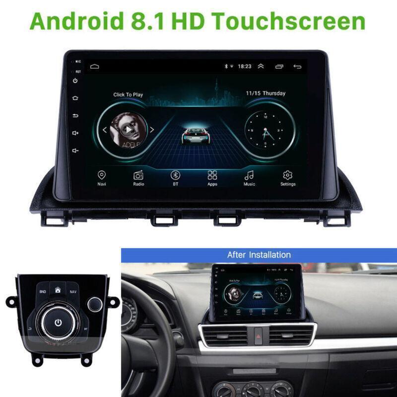 Car Stereo Bluetooth Double Din 9 Inch Touch Screen MP5 Player for Mazda 3 Axela