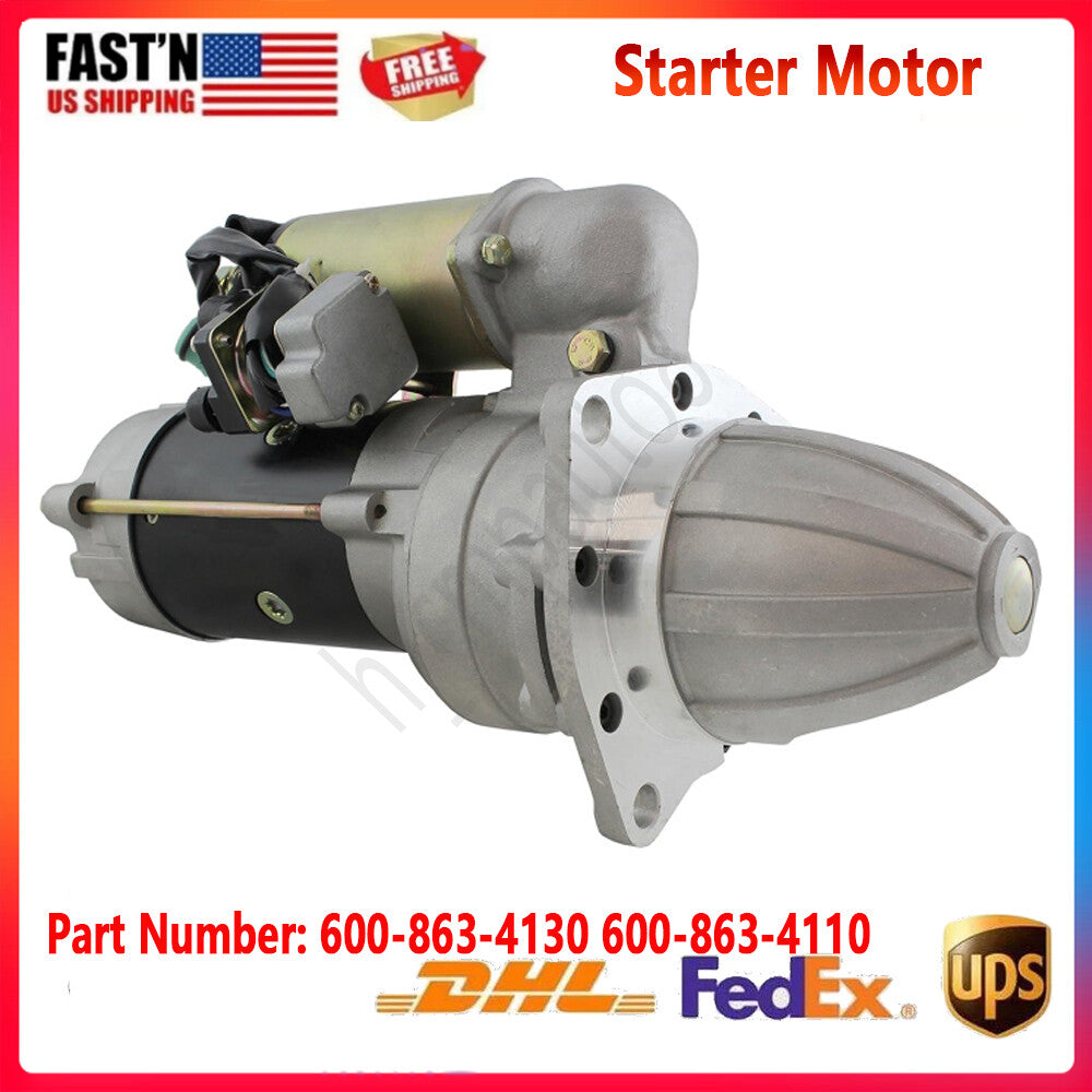 1pc Starter Motor For Komatsu WA200 86-94 0-23000-1230 0-23000-1231 0-23000-1270