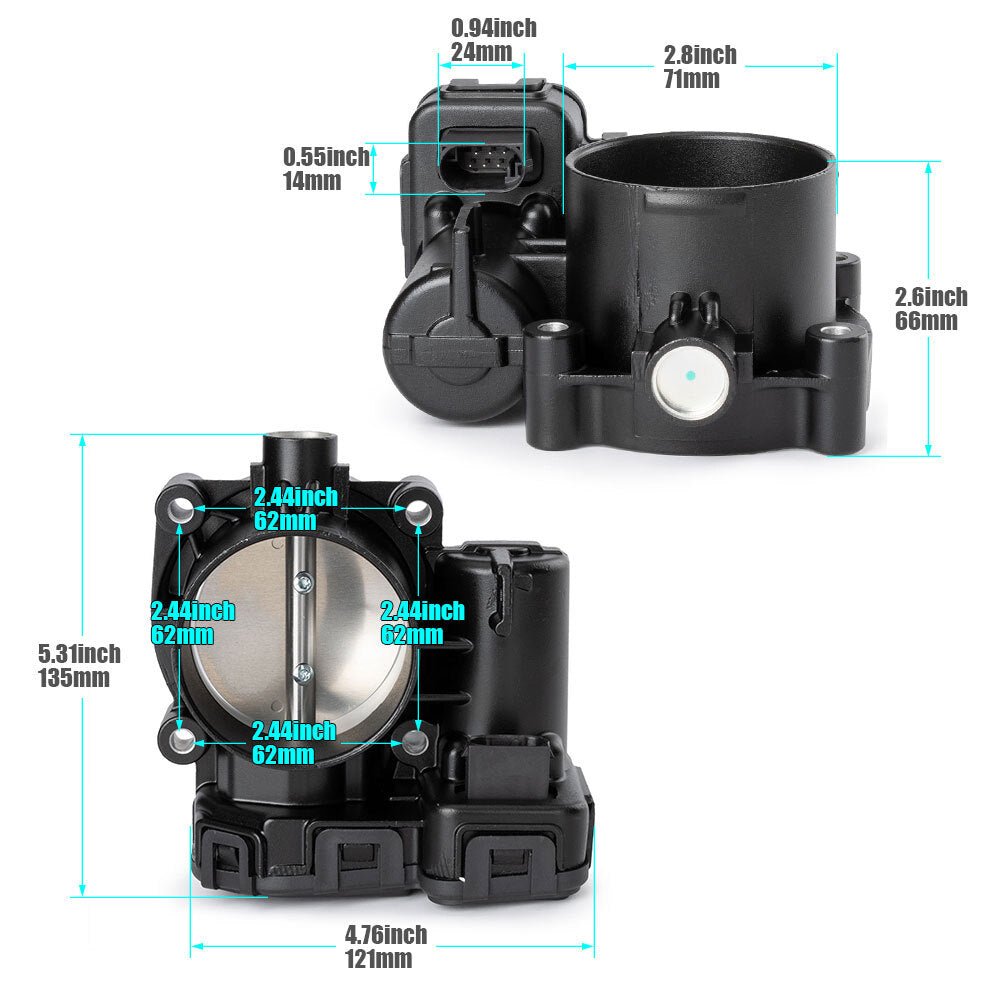 One throttle body is suitable for Jeep Grand Cherokee 3.7L and for Jeep for Wrangler 07-11 3.8L 4861661AB