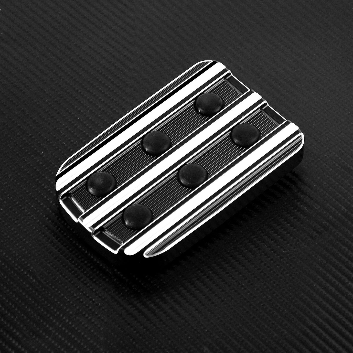 Non-Slip Black Brake Pedal Pad Cover Fit for Harley Electra Glide FLH 1980-2021