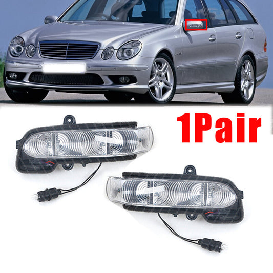 1 Pair for Mercedes-Benz W211 S211 W463 C/E Rear view side mirror Turn Signal
