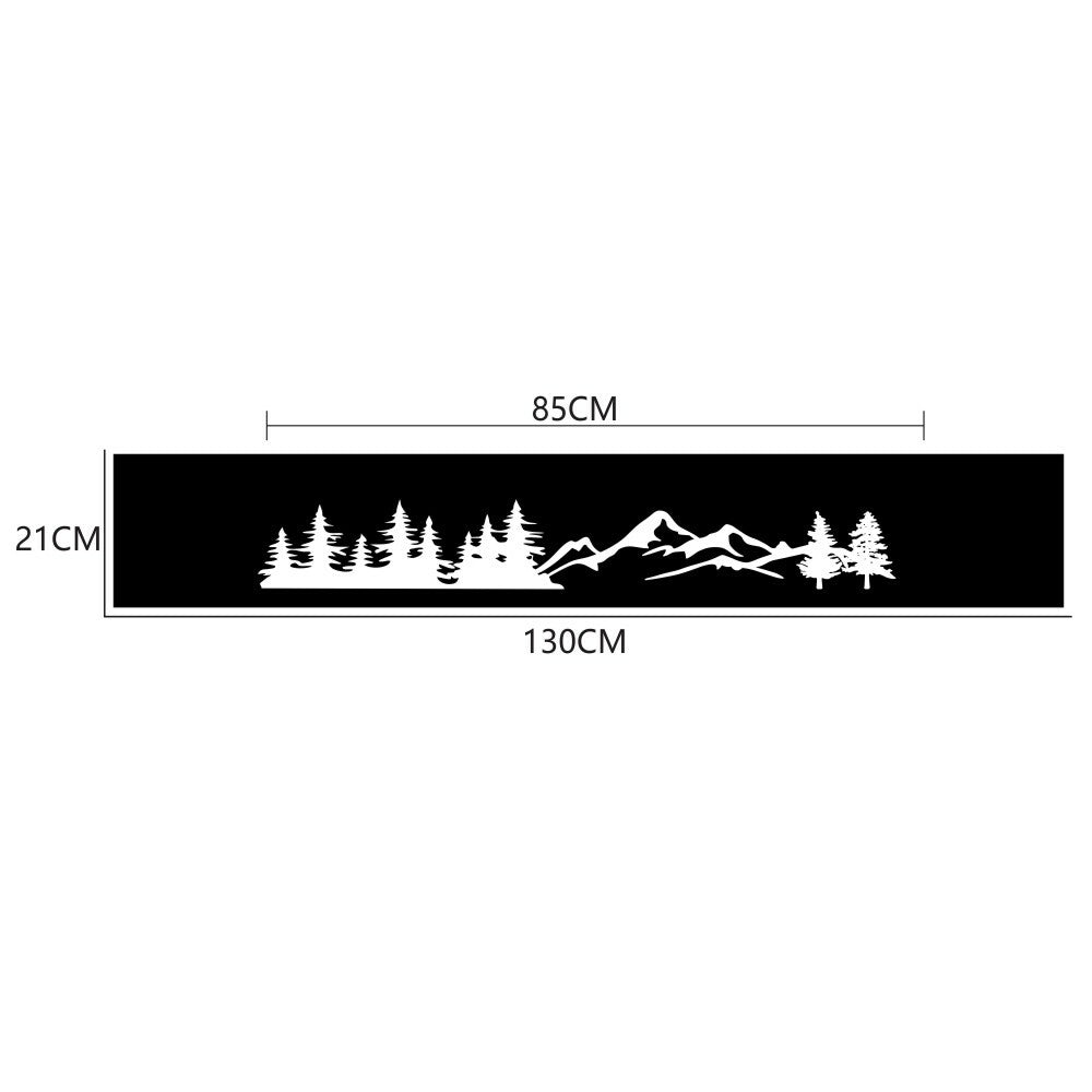 Car Sunshade Sticker Windshield Front Window Tree Mountain Graphics Decal Decor