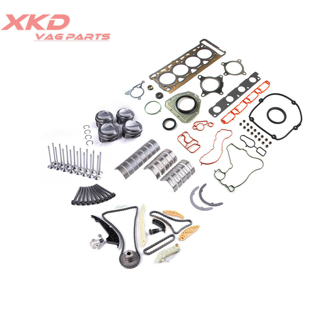 1.8T 23mm Engine Overhaul and Rebuild Kit for Audi A4, for Volkswagen for Passat , CDAA, CDHA, CDHB