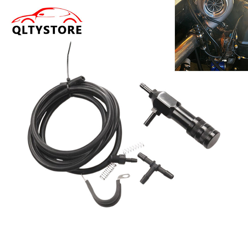 Black Adjustable Racing Turbo Boost 1-30 Psi Car Manual Boost Controller Kit