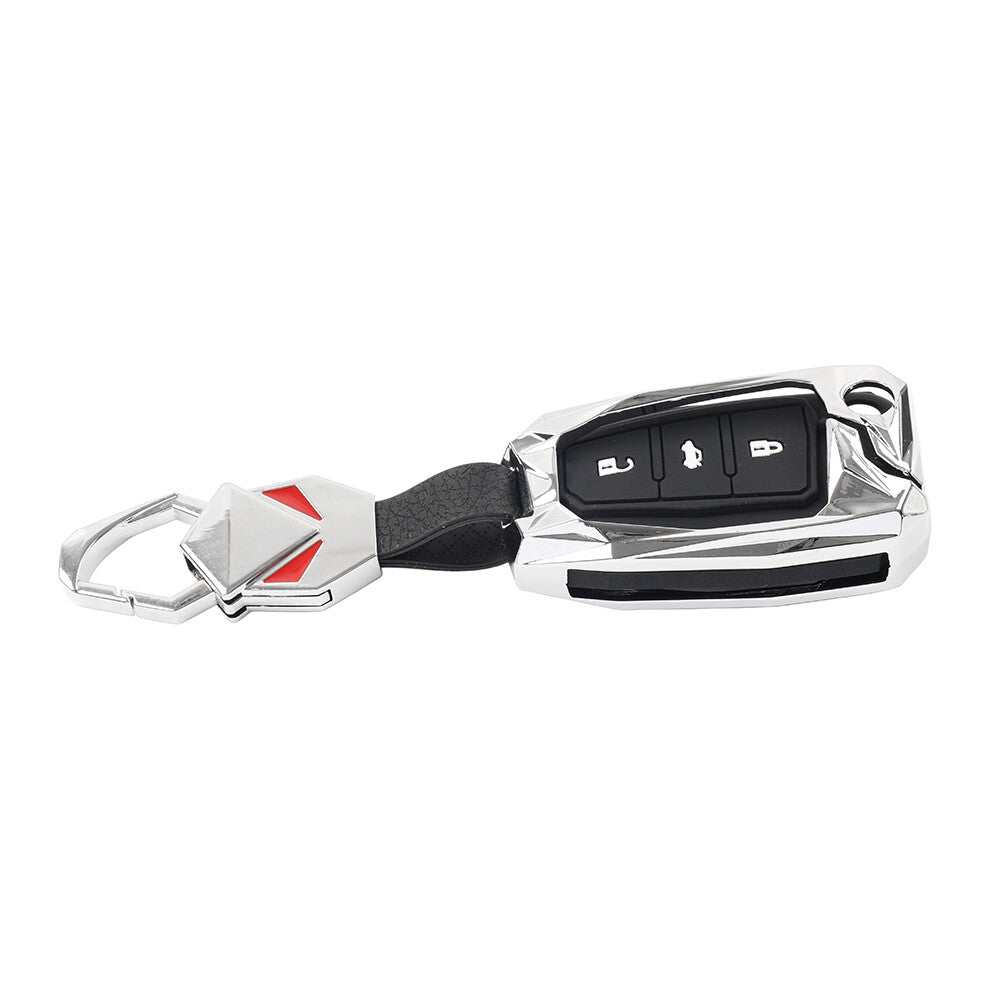 Key Fob Case Shell Cover Silver for Audi A3 for A4 for A5 for A6 for A8 Q3 Q5 Q7 R8 S3 S4 S5 S6