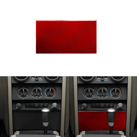 Red Carbon Fiber Below Outlet Trim for Jeep for Wrangler 2007-2010