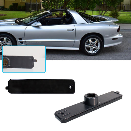 Suitable for 1993-2002 for Pontiac Firebird Smoked Rear Bumper Side Marker Light Housing Kit