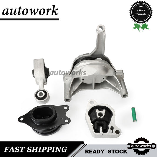 4PCSC 2007-2016 Trans Engine Motor/Trans Mount for Nissan Altima 2.5L Auto CVT