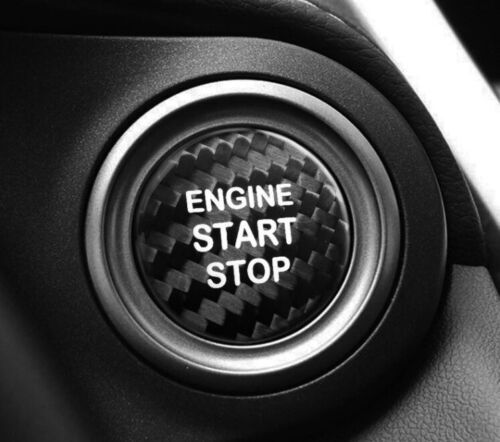 for Lexus NX200t 300h 2015-2021 Carbon Style Start Button Ignition Switch Trim