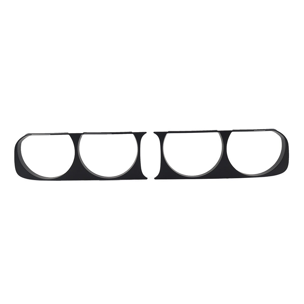 Headlight Headlamp Bezel Frame Trim Matte Black for Dodge for Challenger 2008-2014