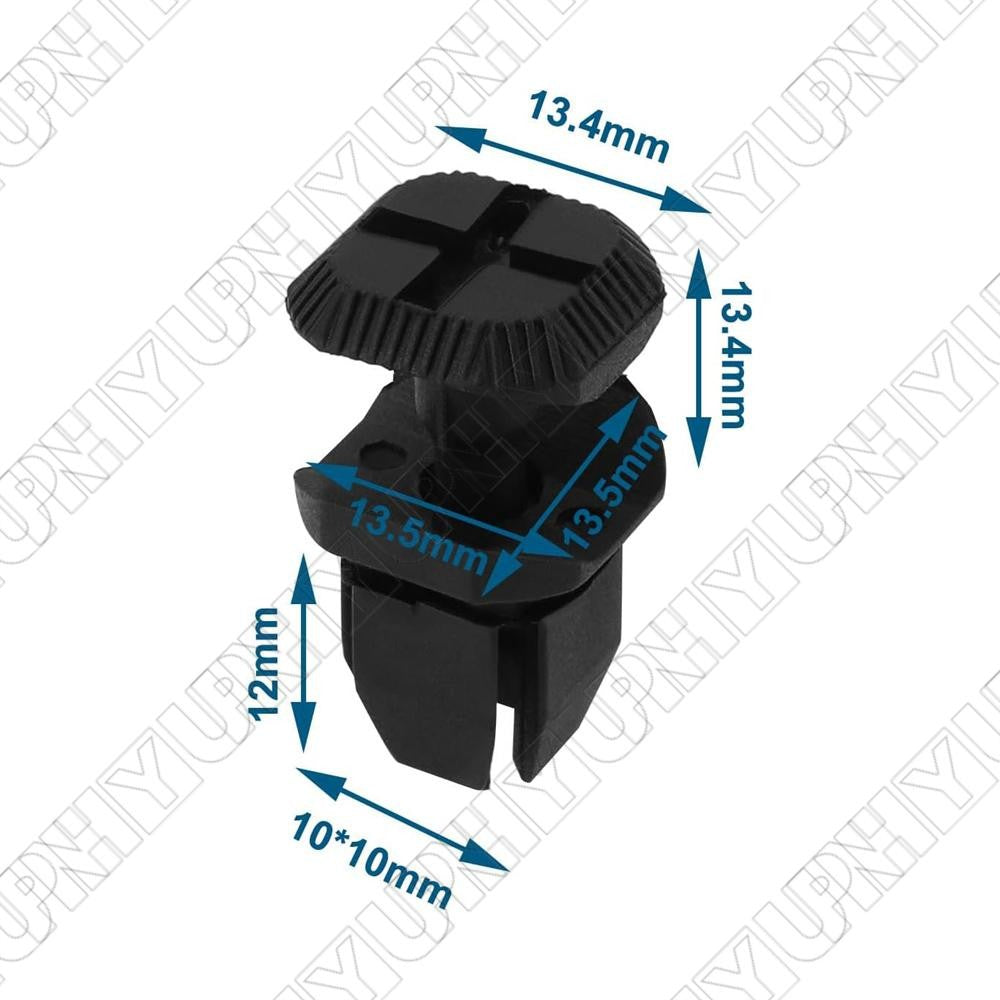 2x Battery Cover Clip Rivets Retainer Screw Nuts 12792092 for Saab 9-3 2003-2012