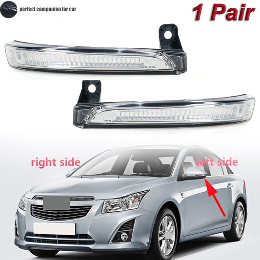 1 Pair LED Side Door Mirror Turn Signal Light For 2009-2015 for Chevrolet for Cruze J300