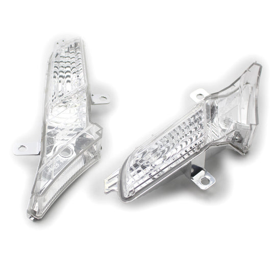 Pair 95563103501 For Fit for Porsche for Cayenne Plastic Clear Front Side Marker Lights