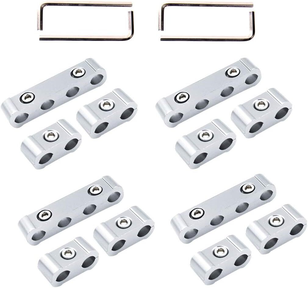 Spark plug wire separator + spark plug wire shoe heat shield 