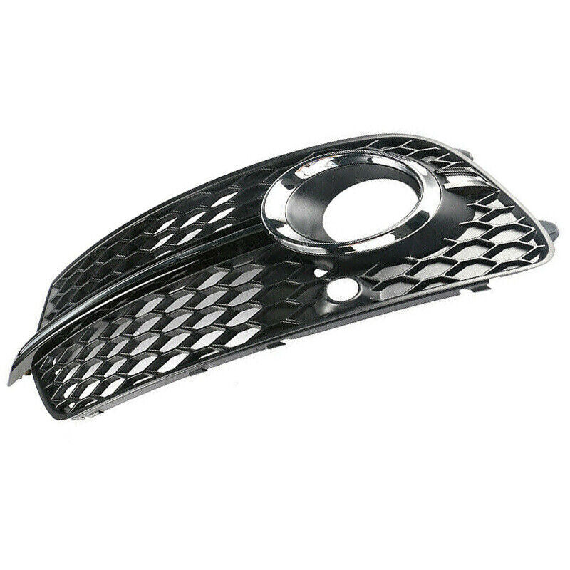 Pair Front BumperFog Driving Light Grille Bezel Cover for Audi Q5 S-Line 2013-17