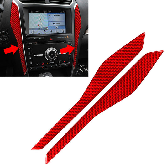 Center Console Both Side Edge Cover Trim for Ford Explorer 2013-2019