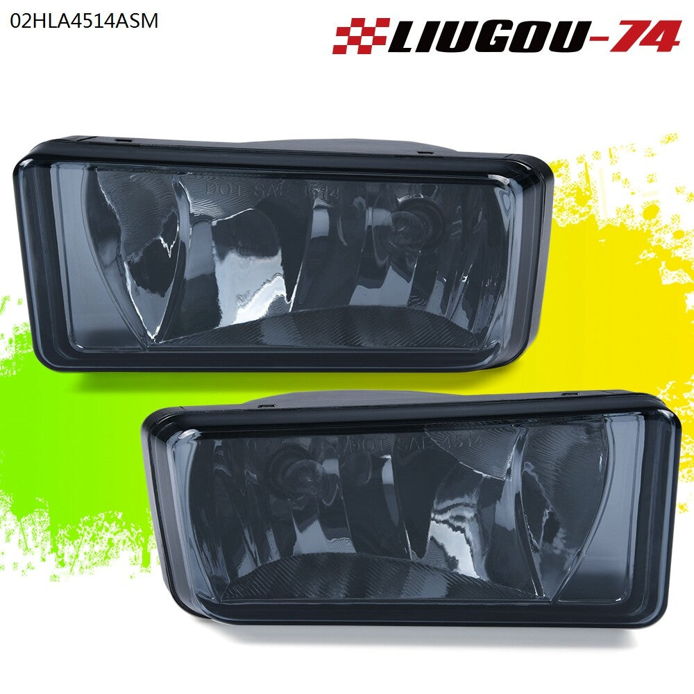 Fog light smoke lens suitable for 2007-2013 for Chevrolet Silverado Tahoe Avalanche Suburban.
