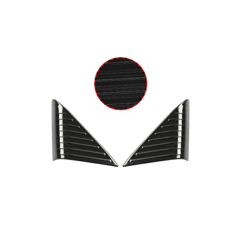 A Post Front Triangle Cover Trim 2PCS for Nissan 2019-2022 Altima Black Titanium