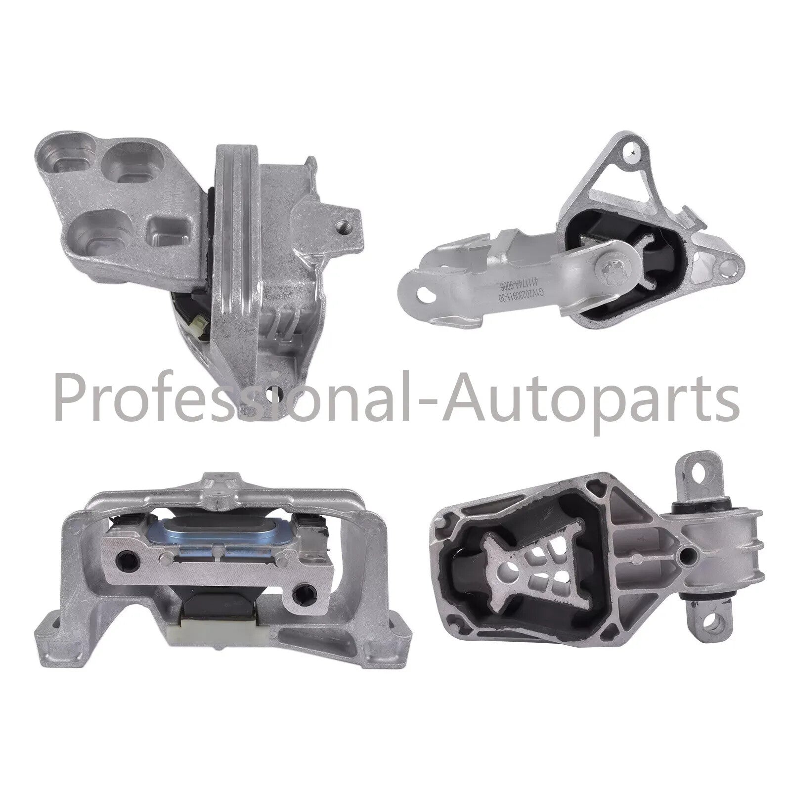 4-piece engine, motor, and transmission mounting kit suitable for Mercedes-Benz B250, CLA250, and GLA250.