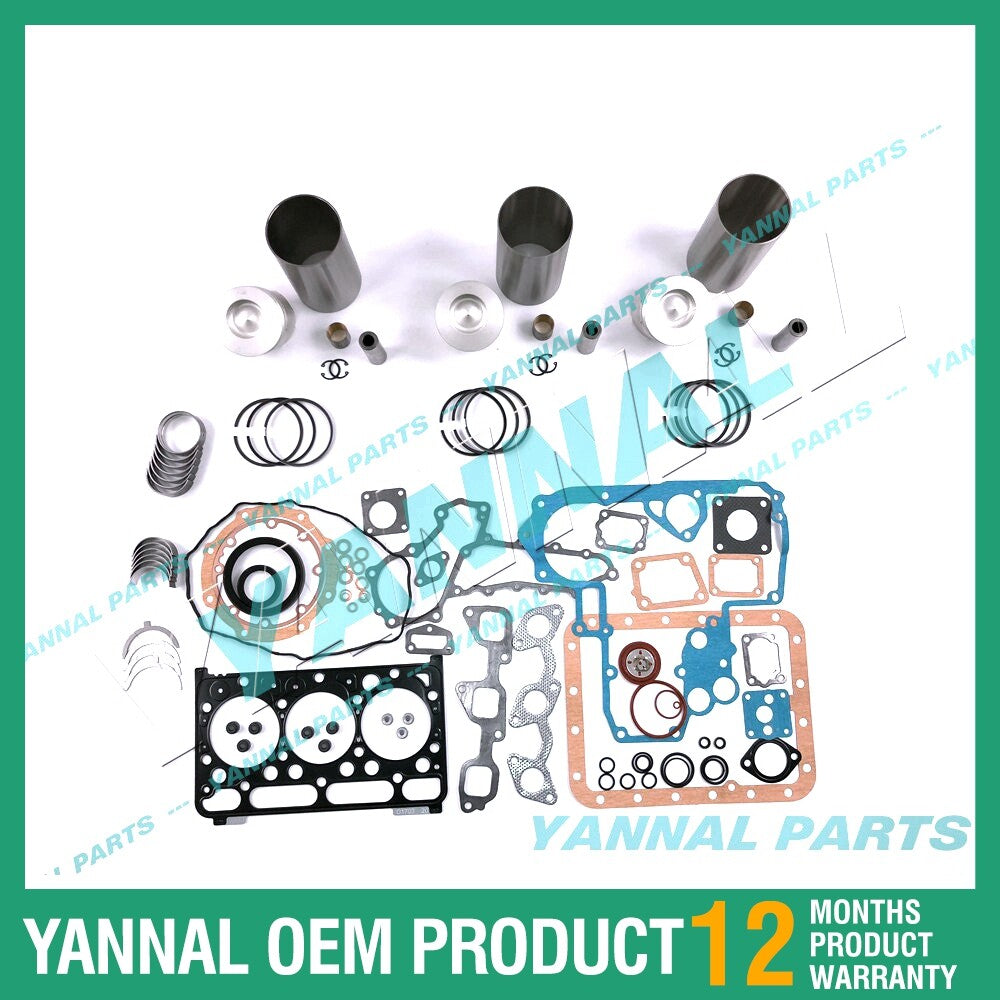 D1803 Overhaul and Reconstruction Kit with Shims and Bearings for Kubota Diesel Engines