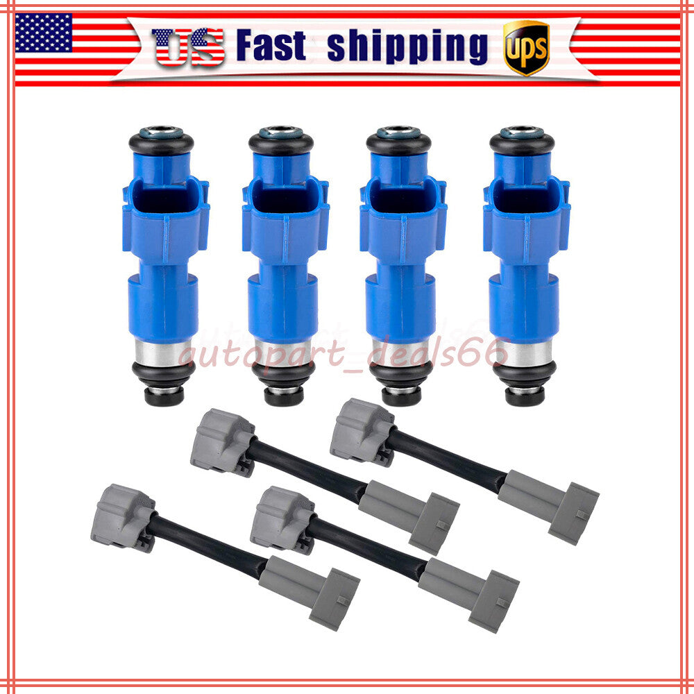 Set Of 4 Fuel Injectors 410cc for Civic for Acura for Rdx Rsx K20 K24 B16 16450-Rwc-A01