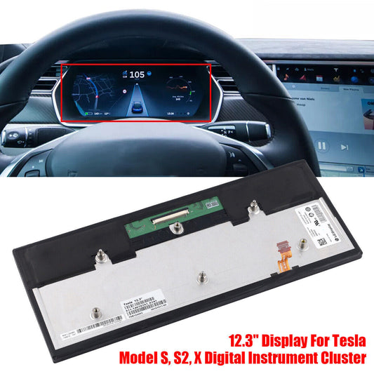 12.3 for Tesla model X S S2 Instrument Cluster LCD Module Display Screen