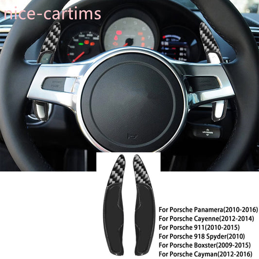 ABS/Carbon Steering Wheel Shifter Paddles for Porsche for Panamera for Cayenne 911 10-16