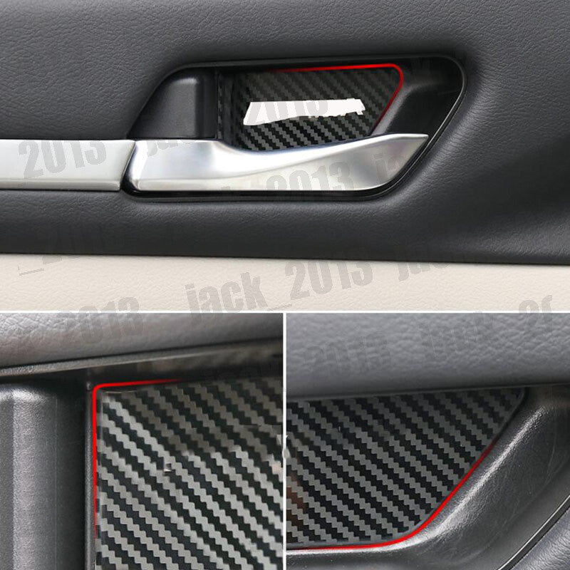 for Nissan Teana Altima 2019-2021 carbon fiber Interior door bowl sticker trim
