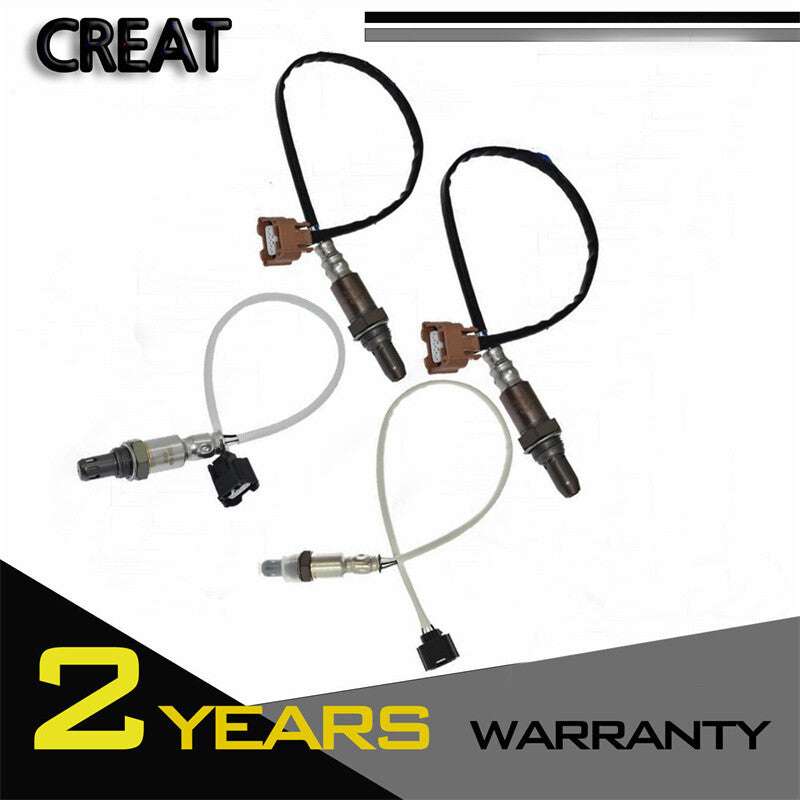 4-piece pack of oxygen (O2) sensors, upstream and downstream, suitable for 2013-2014 for Nissan Pathfinder 3.5L
