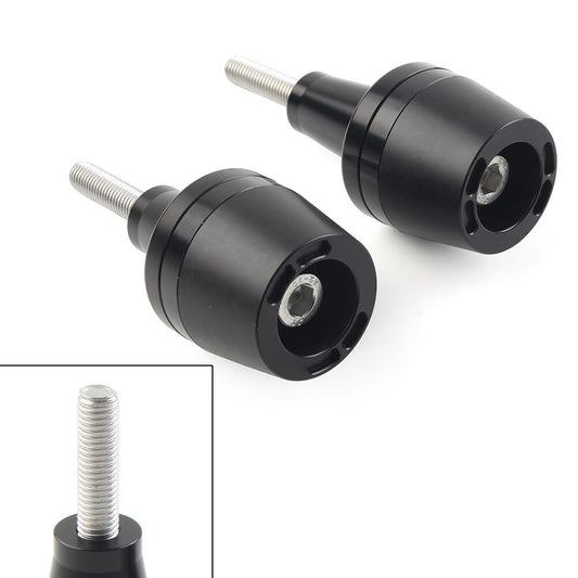 for Yamaha for Suzuki for Honda for Kawasaki Universal Frame Sliders Crash Protector Black2x