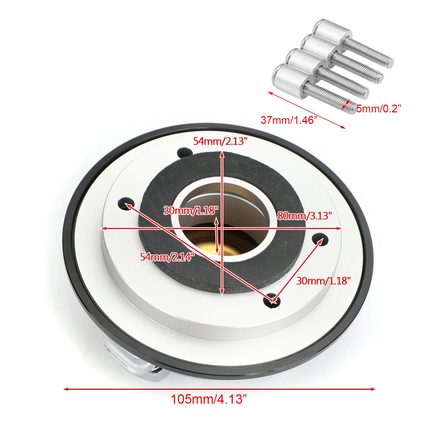Dirt Bike for BMW R NINE T R9T 2014-2019 Aluminum Fuel Gas Tank Cap Cover