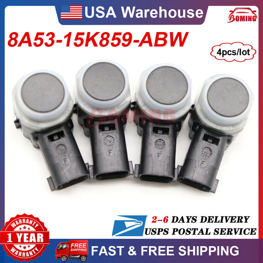 8A53-15K859-ABW 4PC Assist Parking PDC Sensor for Ford Focus Taurus 2009-2014