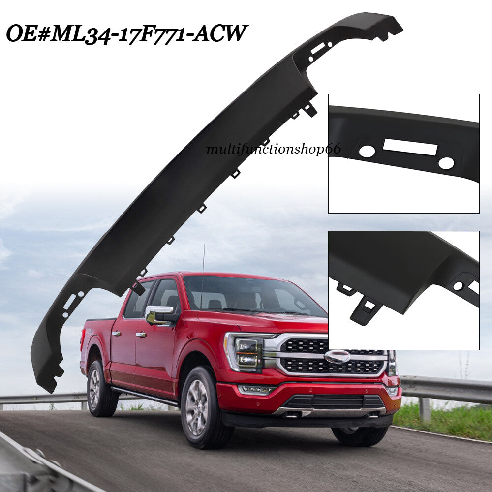 Front Bumper Lower Molding Trim Valance Matte for Ford F150 2021 2022 2023 NEW