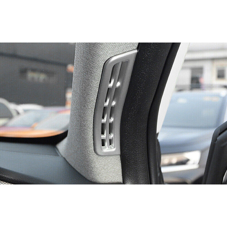 for Hyundai Santa Fe 2019-2022 Silver Front A-Pillar Air Outlet Vent Cover Trim