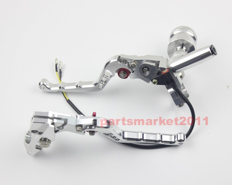 Adelin CNC PX-2 Brake Clutch Levers Master Cylinder For Ruckus Zoomer 7/8 Silver