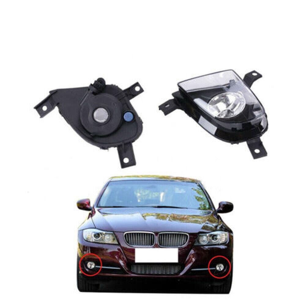 Pair Front Bumper Replace Fog Light Lamp Fit for BMW E90 E91 328i 335i 2009-2011