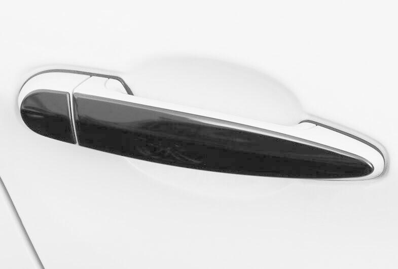 for BMW X5 E70 X6 E71 2008-2013 Black Steel Outside Door Handle Cover Trim 8PCS