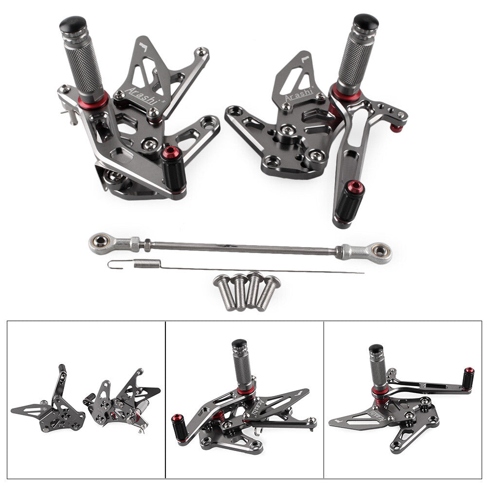 Front Footrest Foot Pegs Fit for Suzuki Hayabusa GSXR1300 1999-2020 01 20