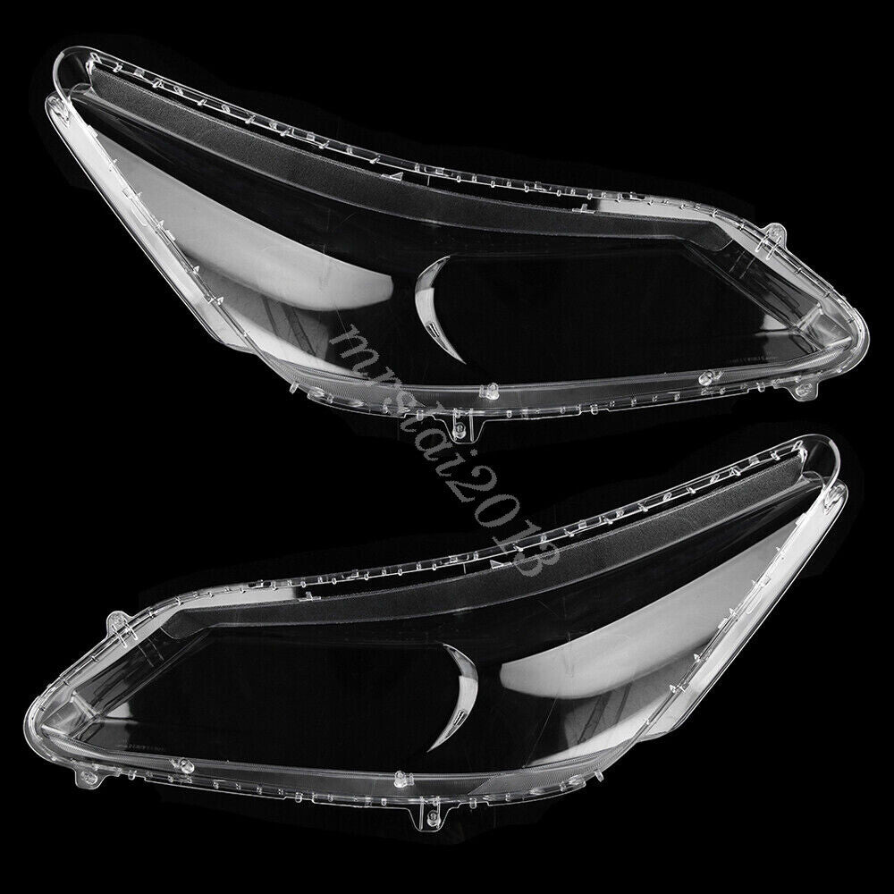 Pair Headlight Cover Headlamp Lens Replacement For 2013 2014 2015 for Honda for Accord