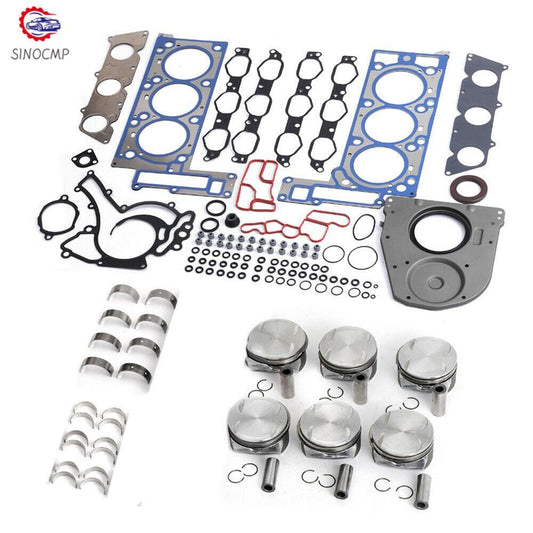 M272 Engine Overhaul Rebuild Kit STD for Mercedes-Benz W204 W211 W166 C350 3.5L