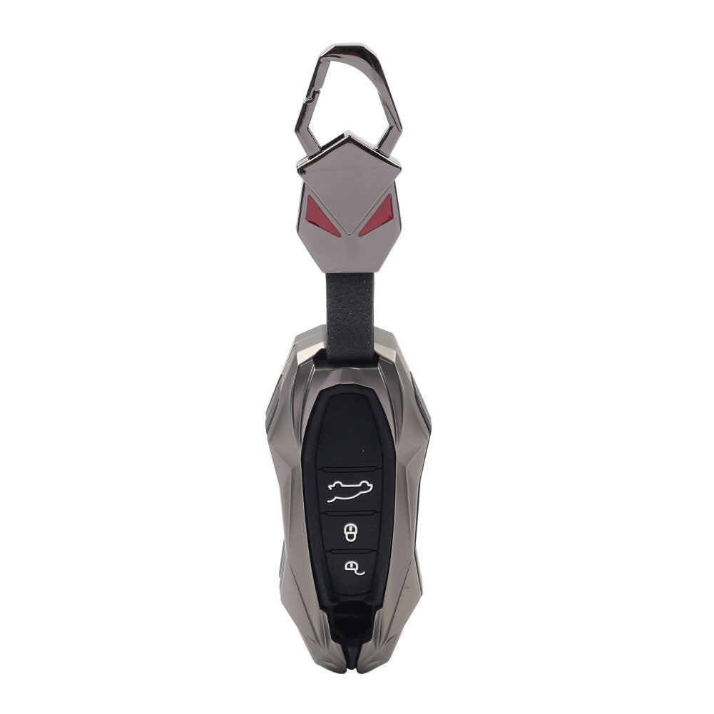 Black for Smart Key Fob Cover Case Shell for Porsche for Cayenne for Panamera 911 Macan