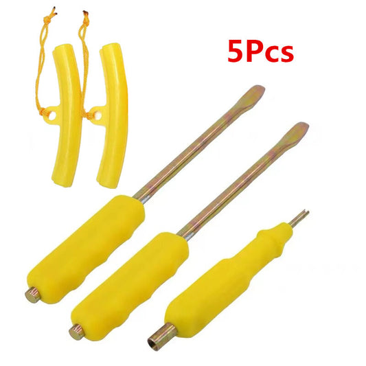 5Pcs Motorcycle Wheel Changing Levers Spoon Rim Protector Spoon Tire Repair Tool