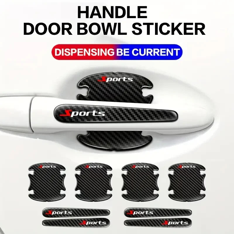For 2024 for Toyota for Camry Car Accessories Carbon Fiber Door Handle Cover Guard Bowl