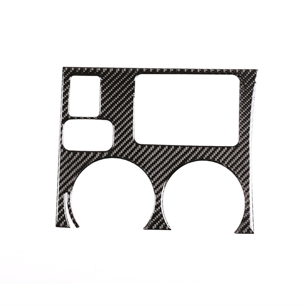 Carbon Fiber Central Gear Shift Cup Holder Cover for T@yota Highlander 2009-2013