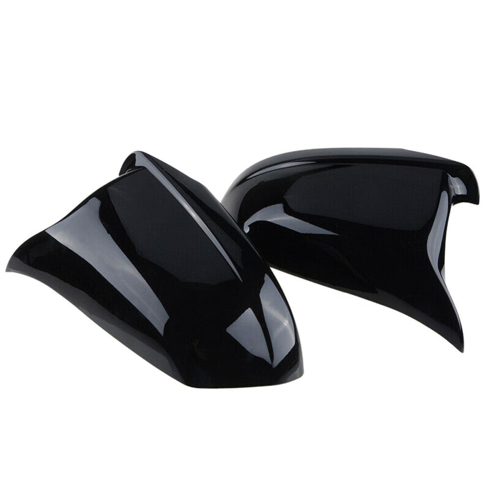 Glossy black side mirror caps for BMW 5 Series F10 F11 535i 528i Pre-LCI M5
