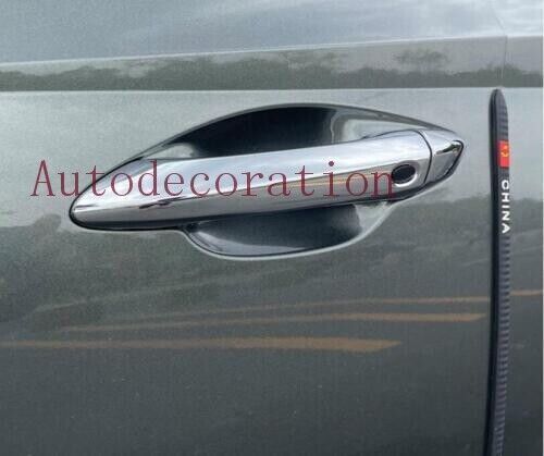 For Car for Hyundai Santa Cruz 22-23 Chrome Exterior Side Door Handle Cover Trim 4x