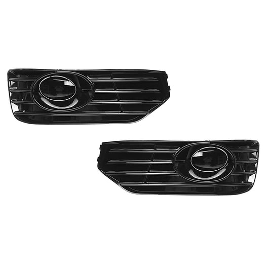 2 Black Front Fender Fog Light Cover Grille for Volkswagen T5 T5.1 Sportline 10-15